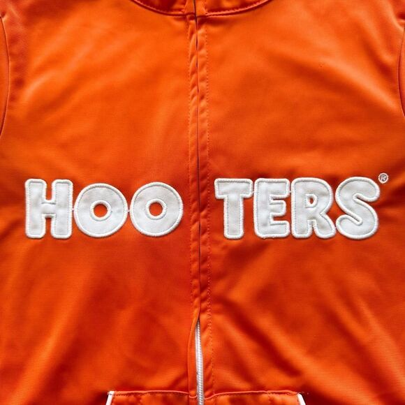 🔃Hooters Logo Front Zipper Waitress Uniform Track Jacket - Picture 5 of 13
